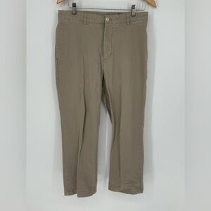 Vineyard Vines Club Pants Mens 32x28 Beige Solid Preppy Performance Stretch Golf